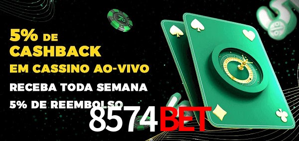Promoções do cassino ao Vivo 8574bet